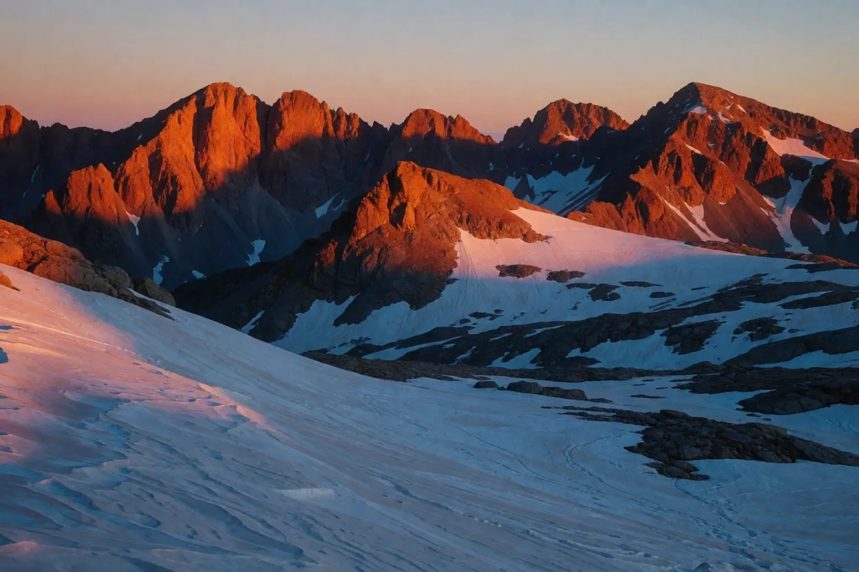 Alpine Abendstimmung